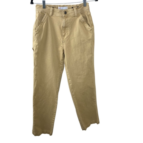 Topo Designs Tan Canvas Pants Size 26 Hiking Outdoors Organic Cotton - Picture 1 of 3